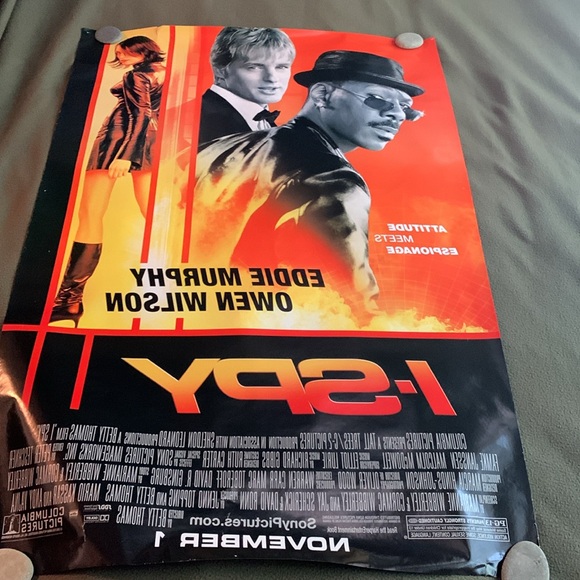 I-Spy original double-sided movie poster. Approximately 27” x 40”. - Picture 12 of 15